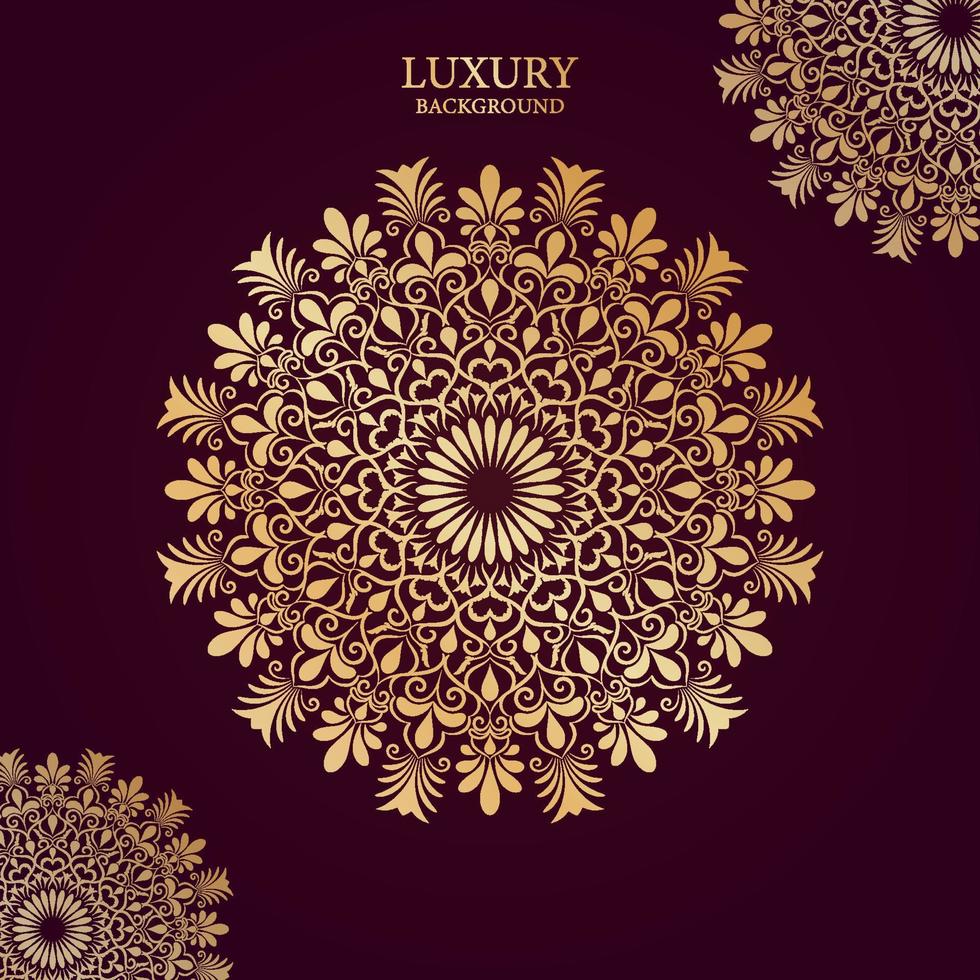 Free vector luxury ornamental mandala design background