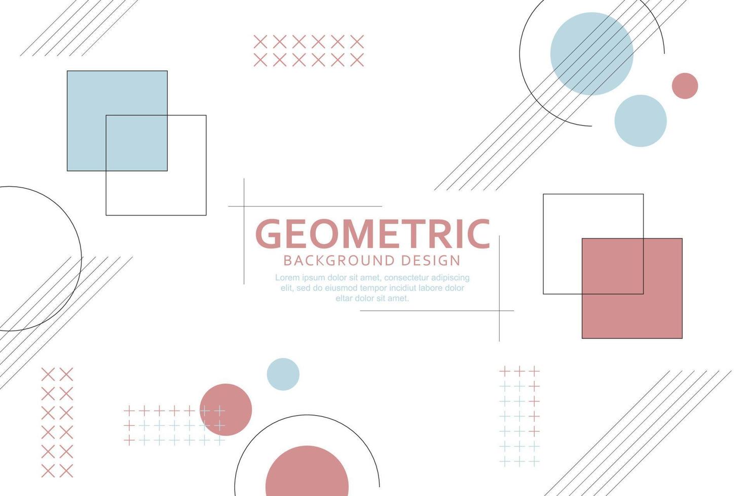 Geometric background with abstract polygonal shapes vector