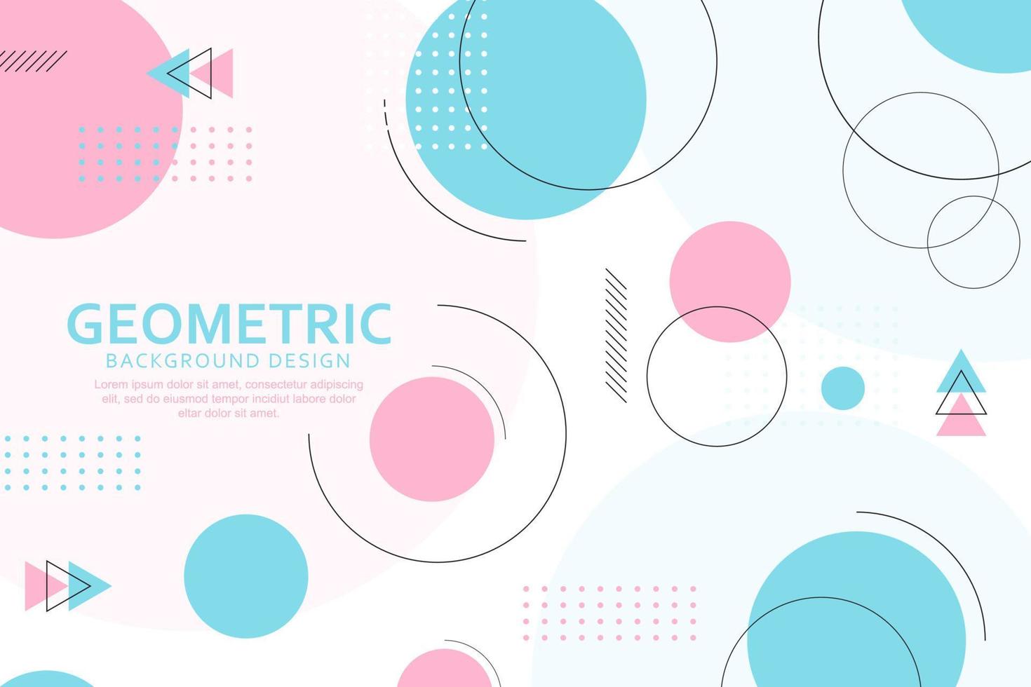 Geometric background with abstract polygonal shapes vector