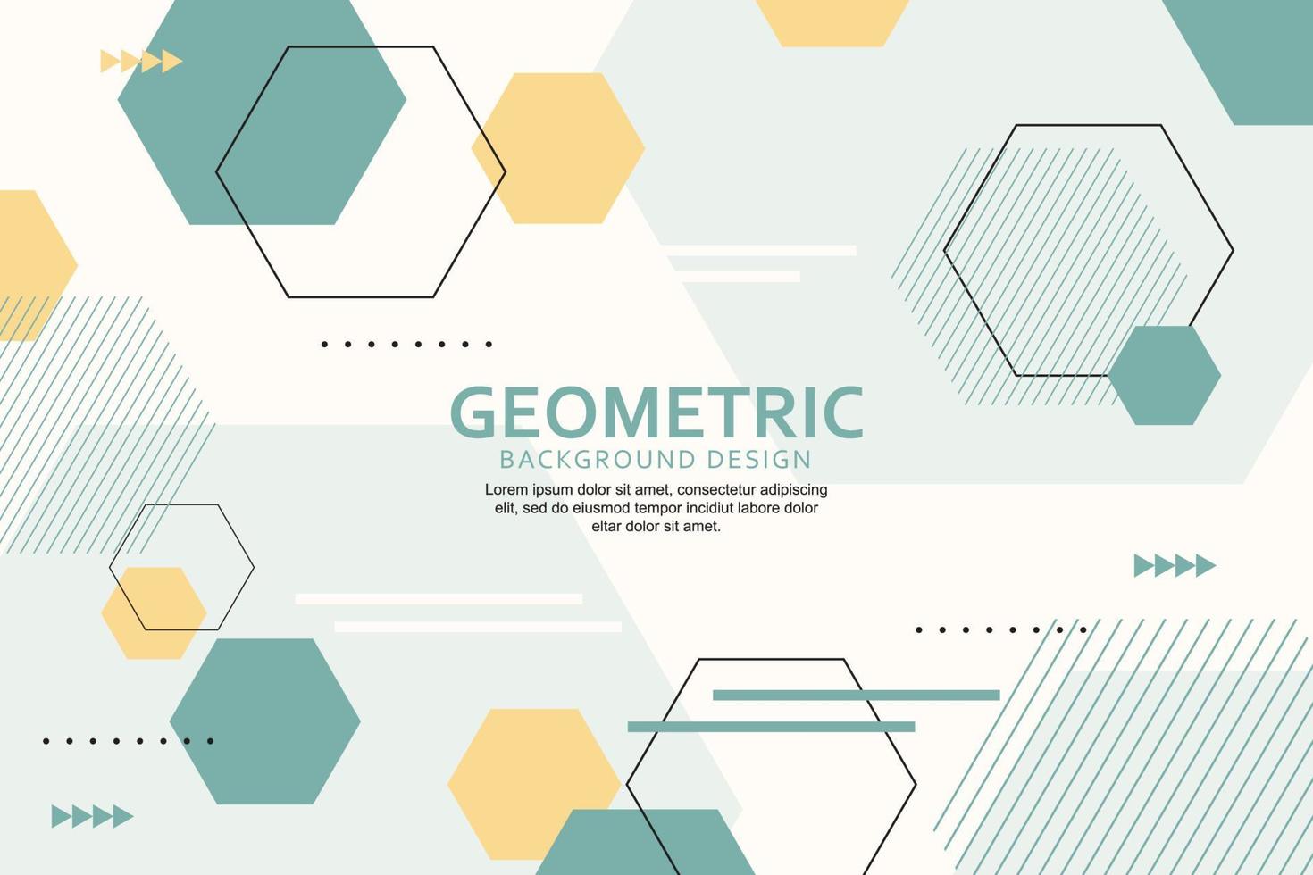 Geometric background with abstract polygonal shapes vector