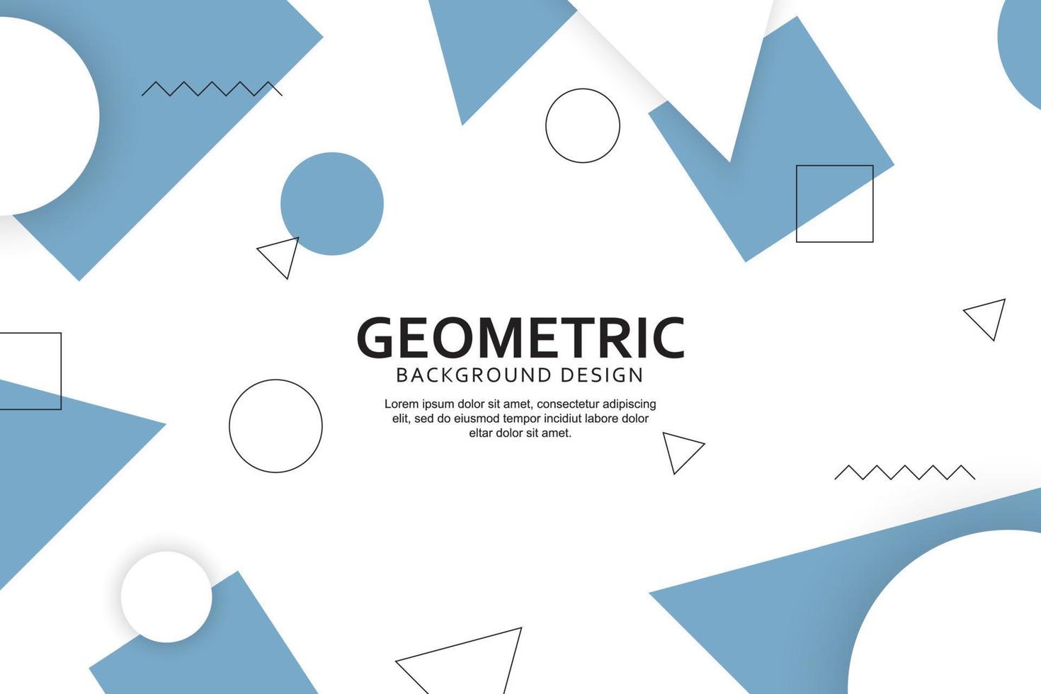 Geometric background with abstract polygonal shapes vector