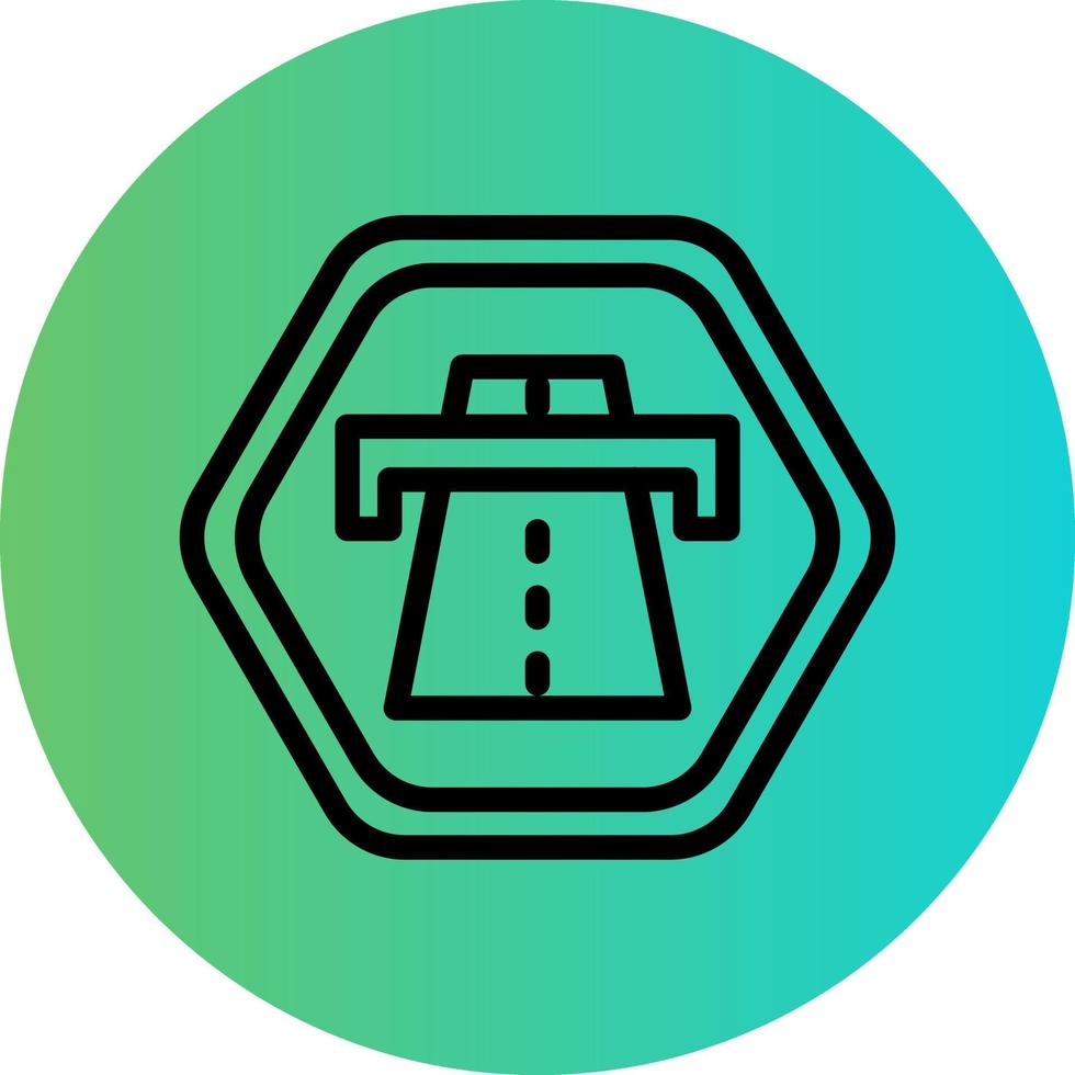 Motorway Vector Icon Design