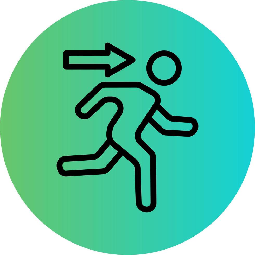 Exit Vector Icon Design