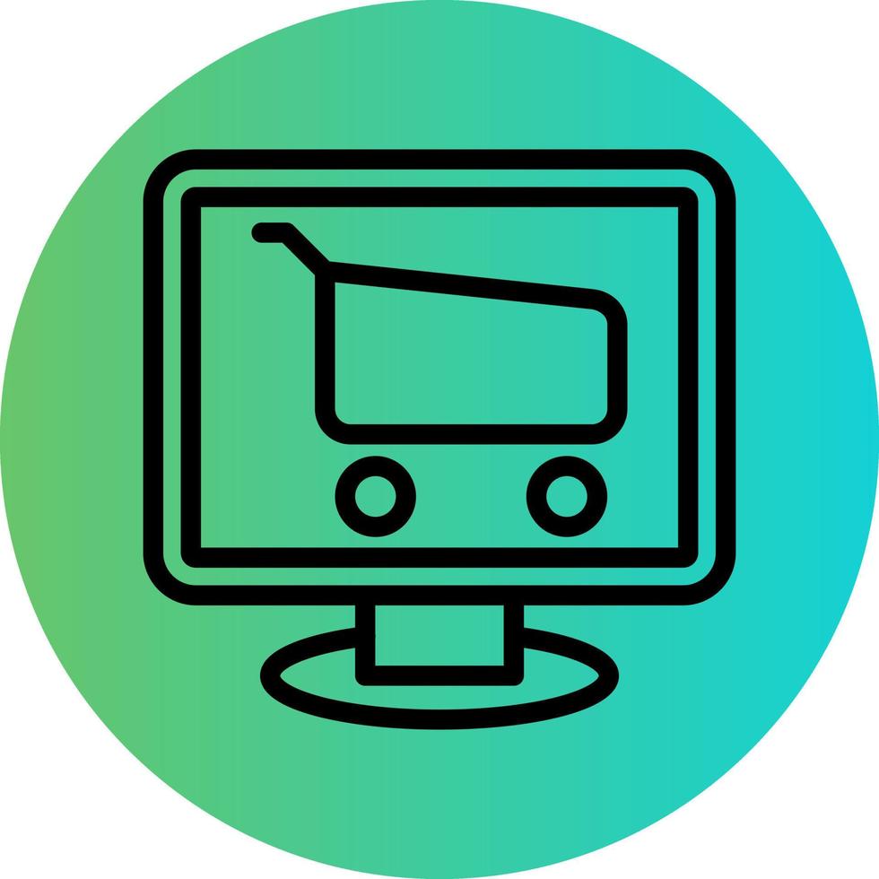 diseño de icono de vector de comercio electrónico