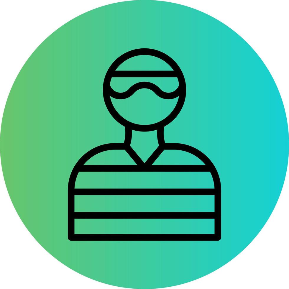 Criminal Vector Icon Design