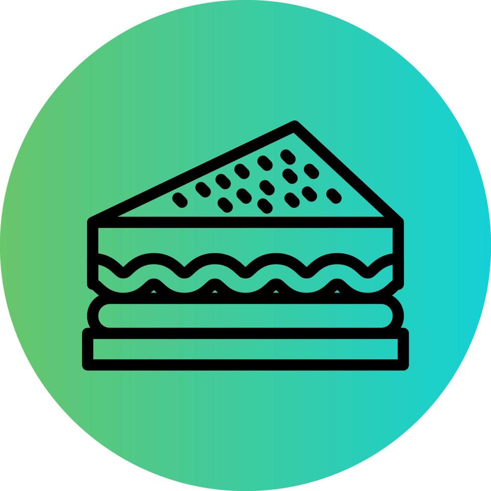 diseño de icono de vector de sándwich