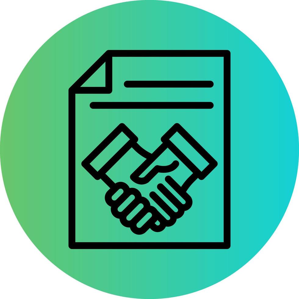 Agreement Vector Icon Design