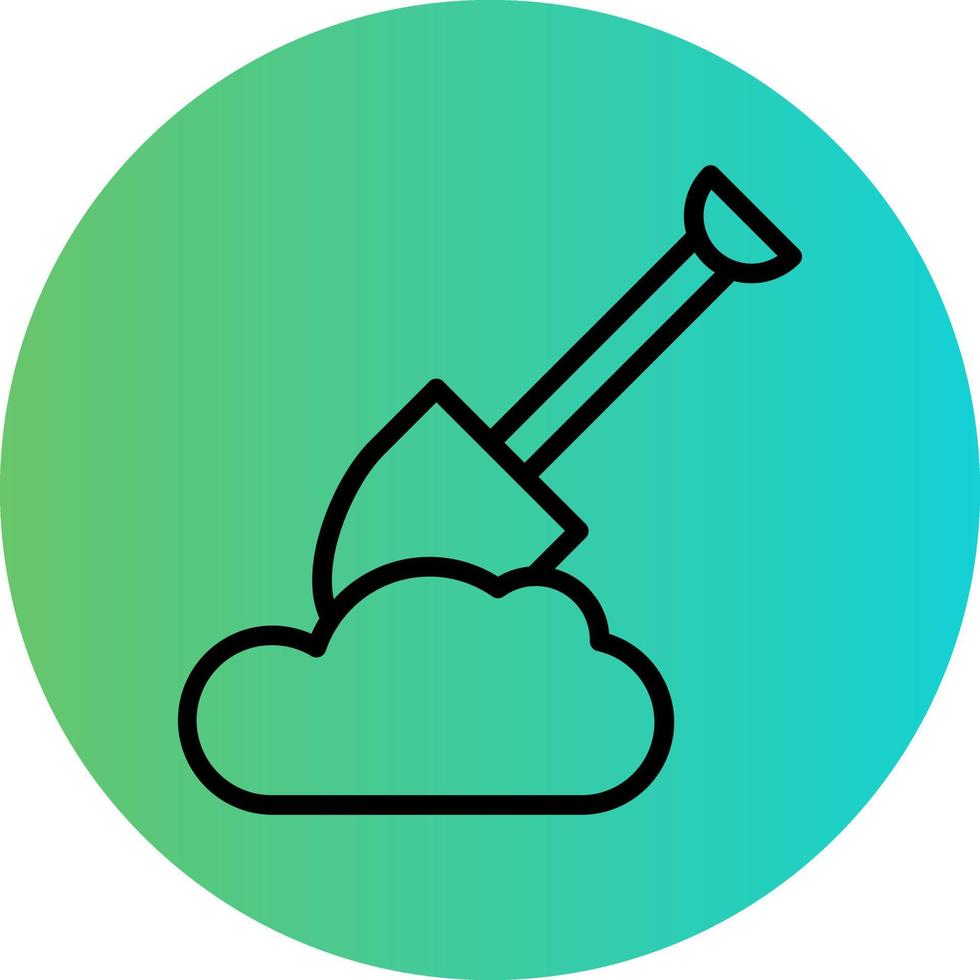 Digging Vector Icon Design