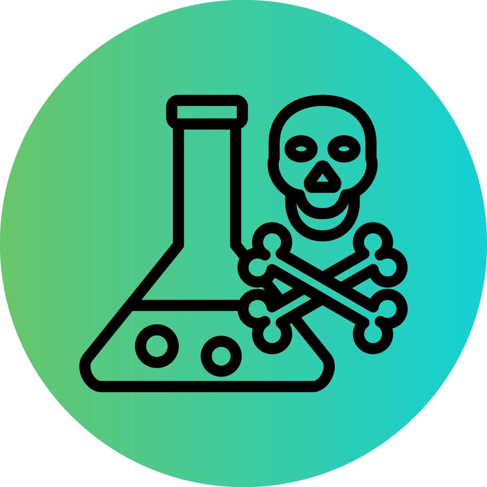 Poison Chemical Vector Icon Design