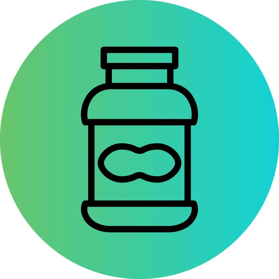 Peanut Butter Vector Icon Design