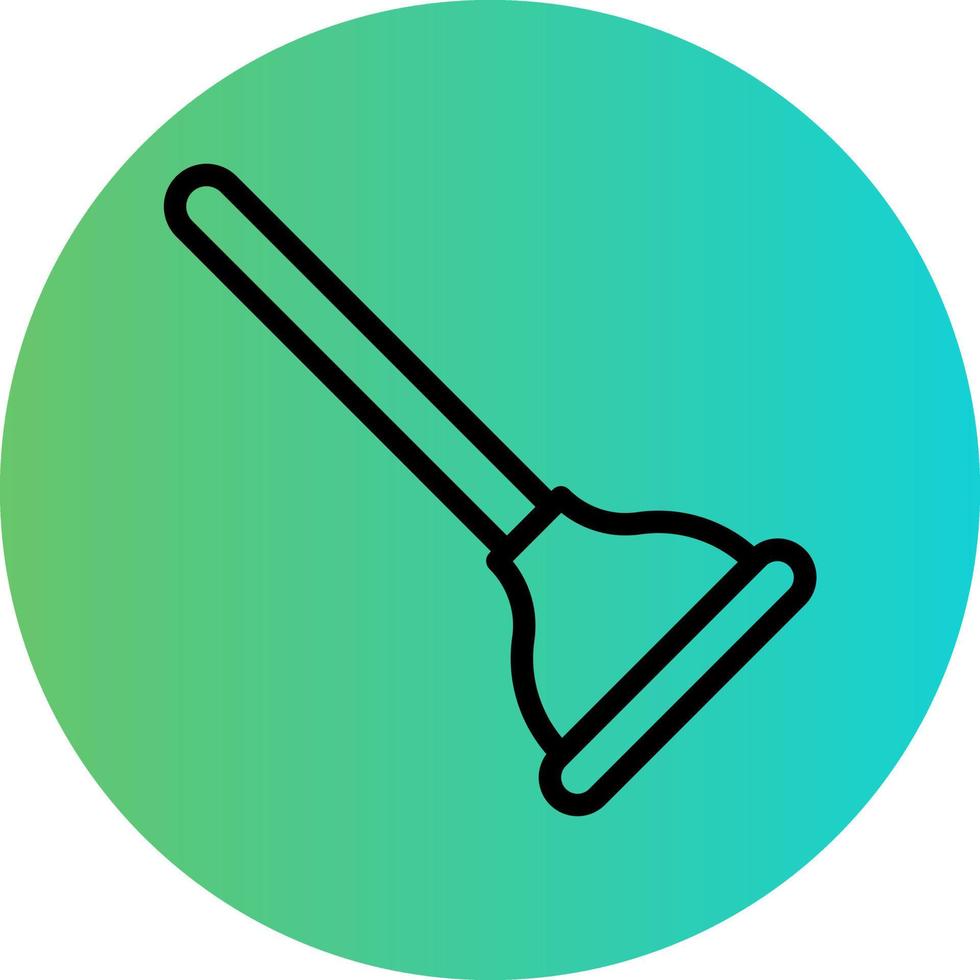 Plunger Vector Icon Design