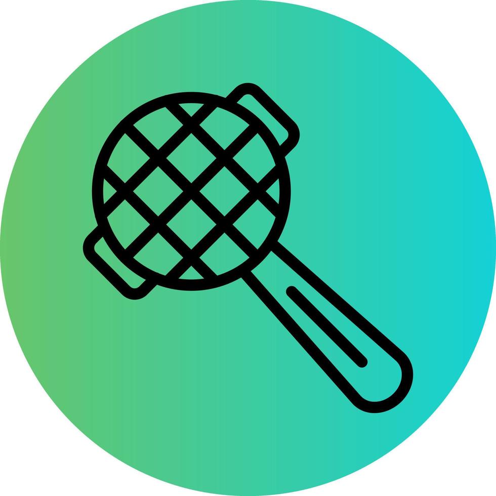 Tea Strainer Vector Icon Design