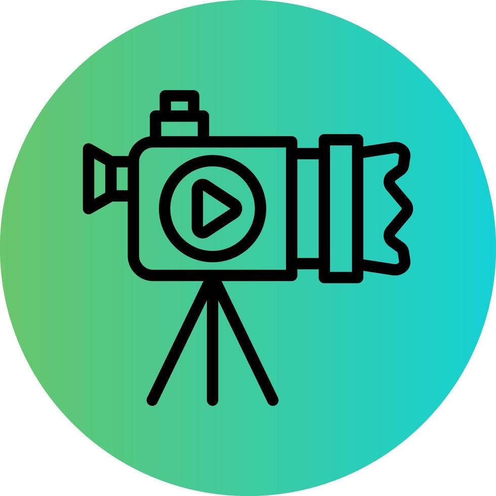 Video Camera Vector Icon Design