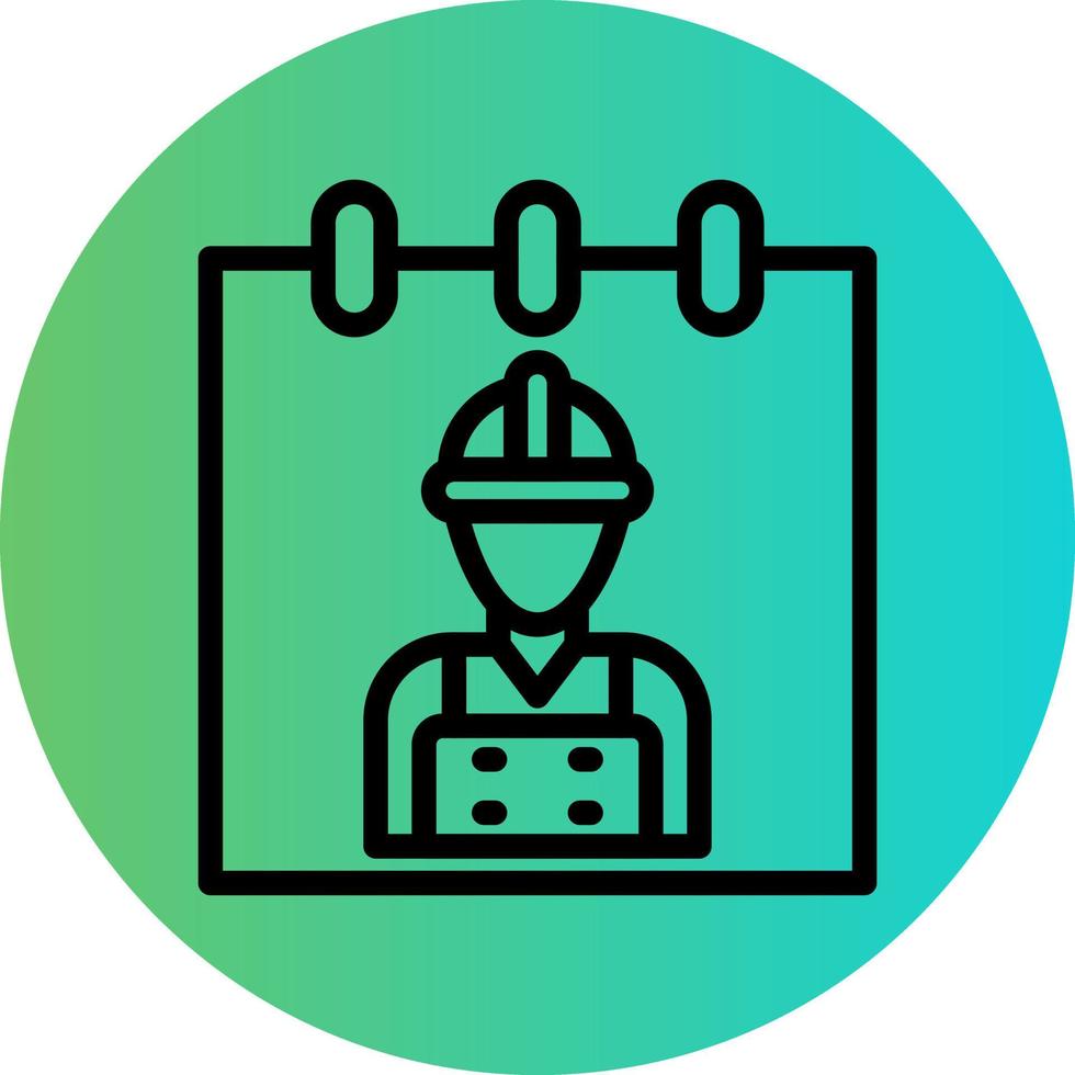 Labour Day Vector Icon Design