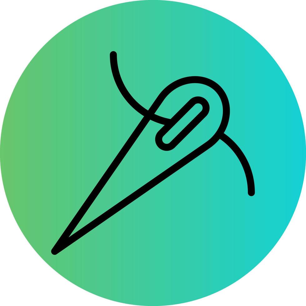 Needle Vector Icon Design