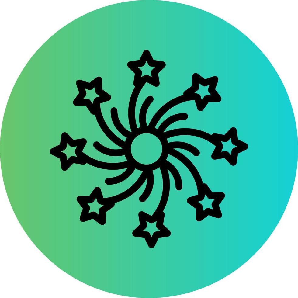 Firework Vector Icon Design
