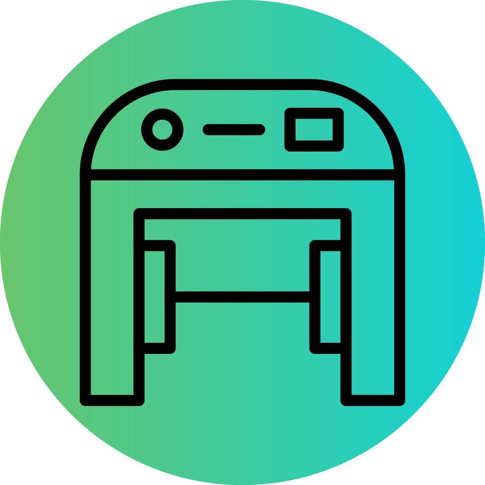 Metal Detector Vector Icon Design