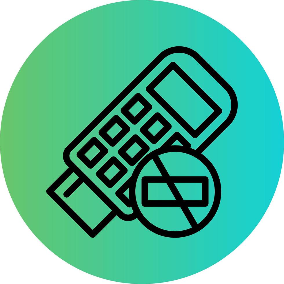 Cashless Payment Vector Icon Design