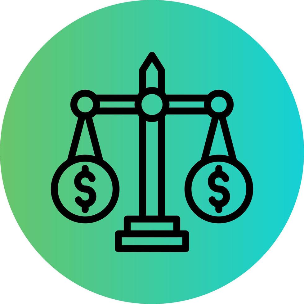 Balance Vector Icon Design