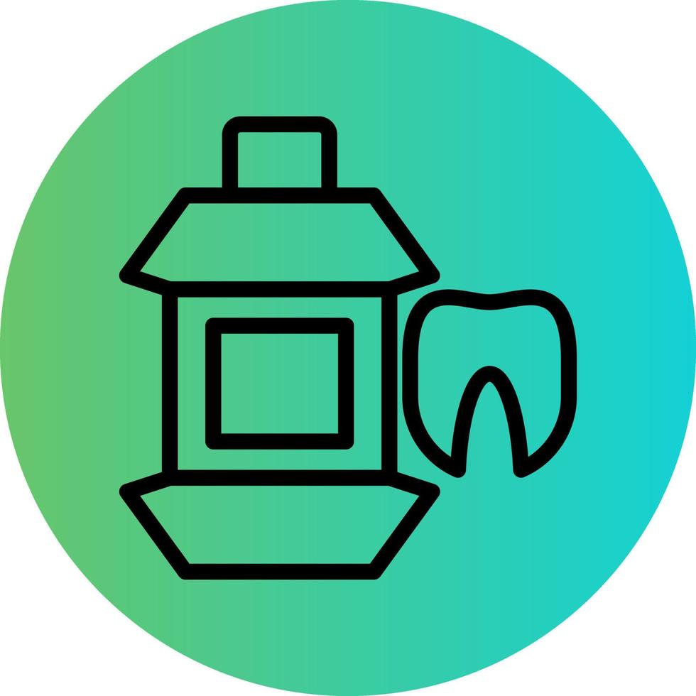 Mouthwash Vector Icon Design