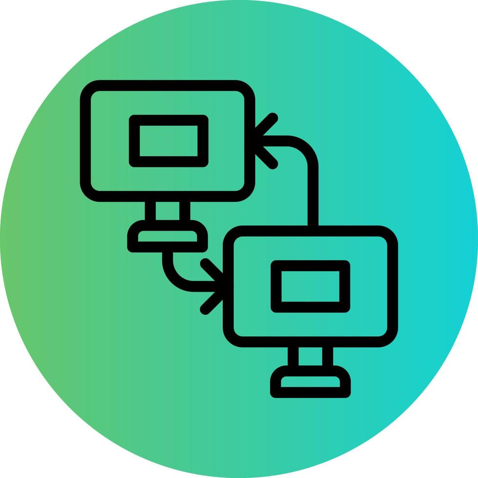 Data Transfer Vector Icon Design