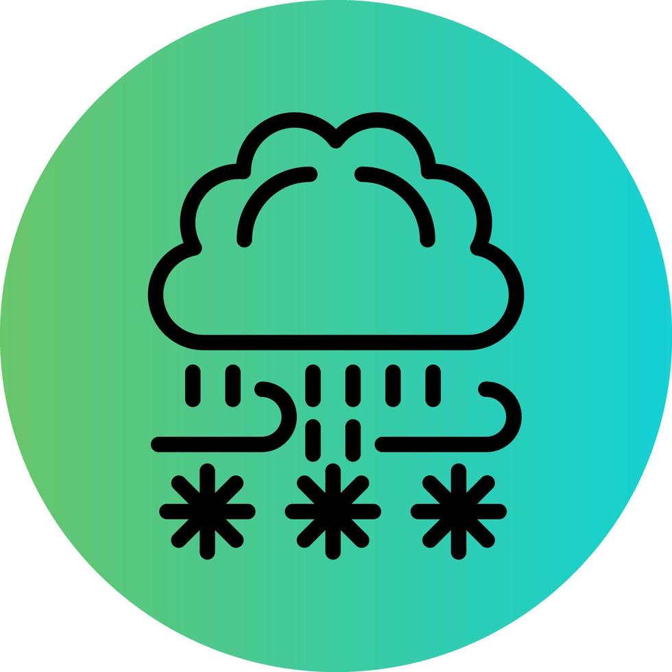 Blizzard Vector Icon Design