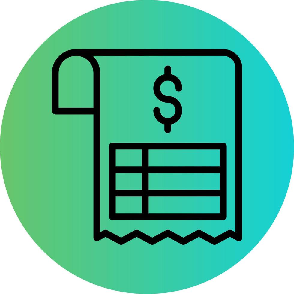 Invoice Vector Icon Design