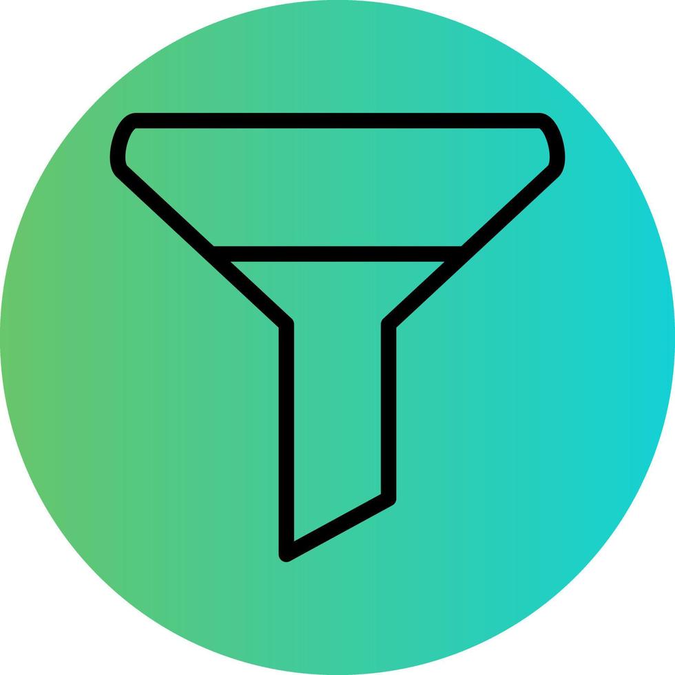 Funnel Vector Icon Design