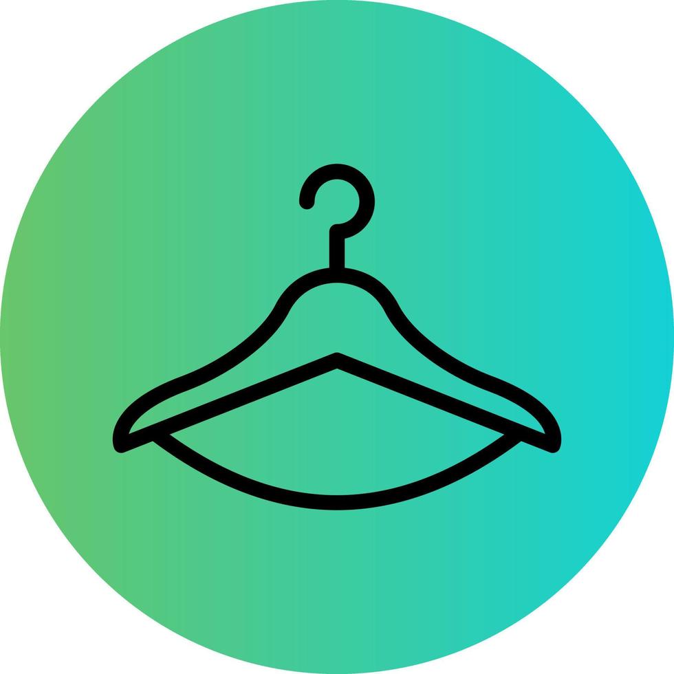 Clothes Hanger Vector Icon Design