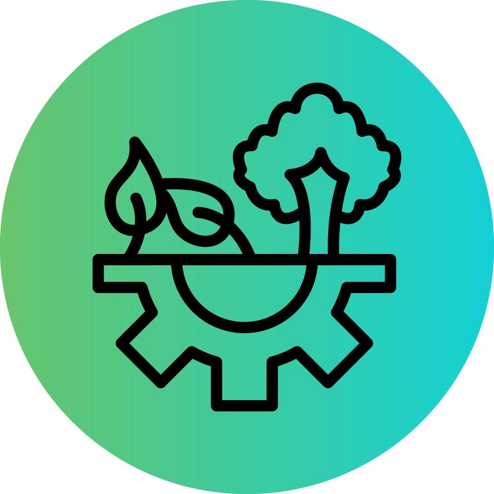 Green Technology Vector Icon Design