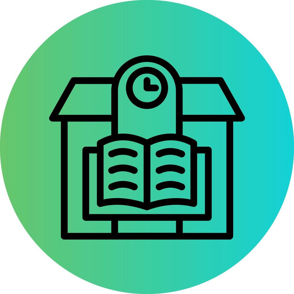 Home Schooling Vector Icon Design