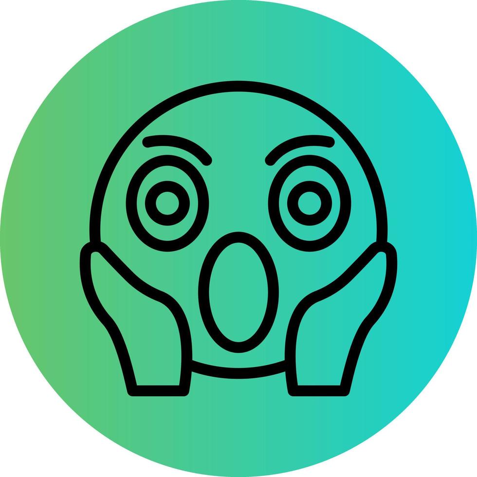 Yelling Vector Icon Design