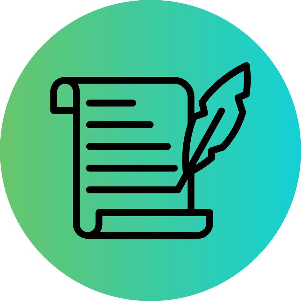 Scroll Vector Icon Design