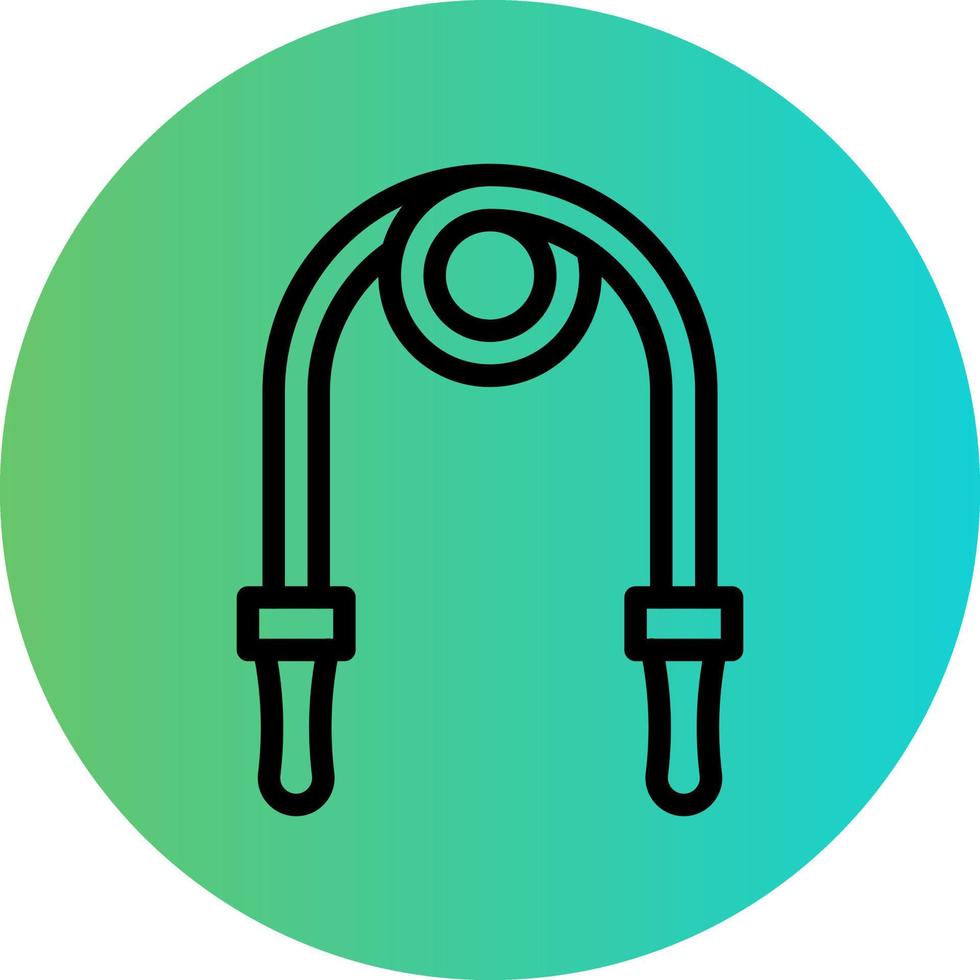 Skipping Rope Vector Icon Design