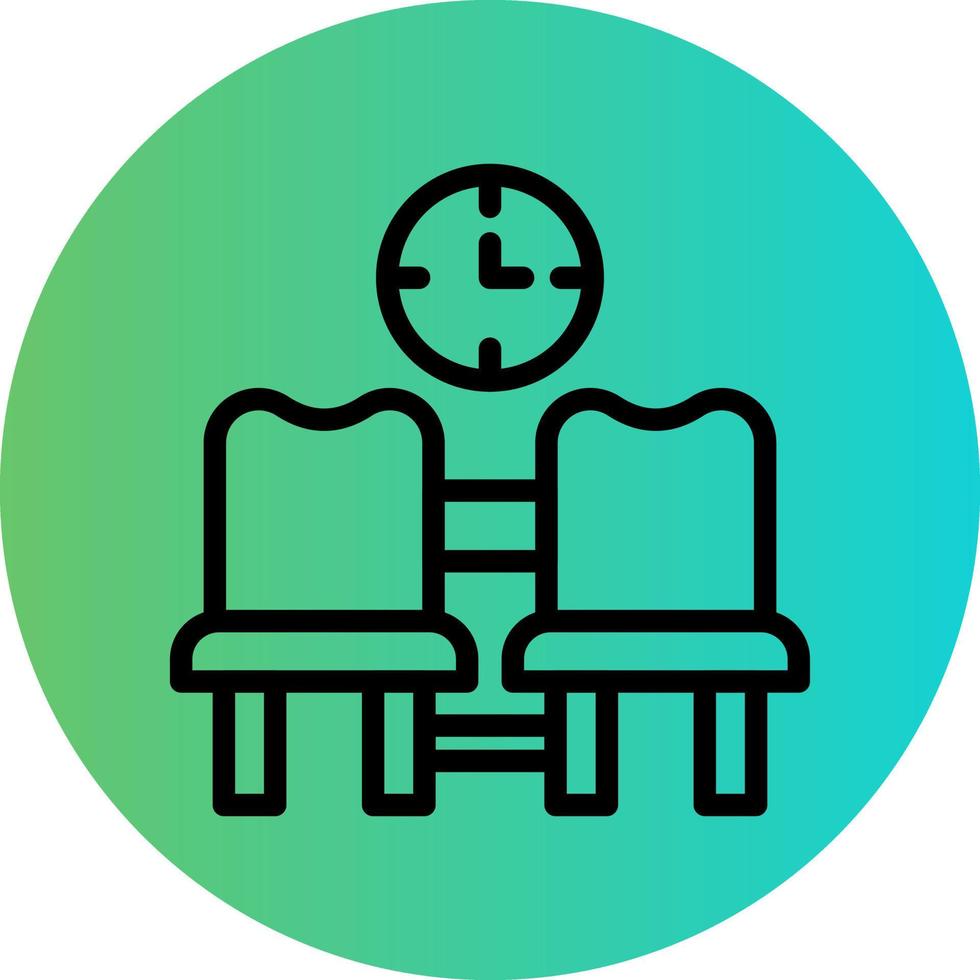 Waiting Room Vector Icon Design