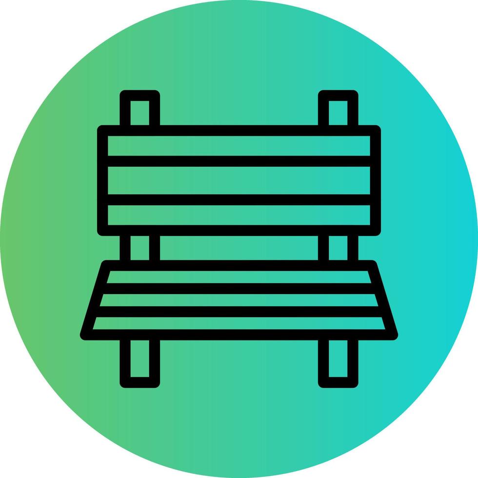 Bench Vector Icon Design