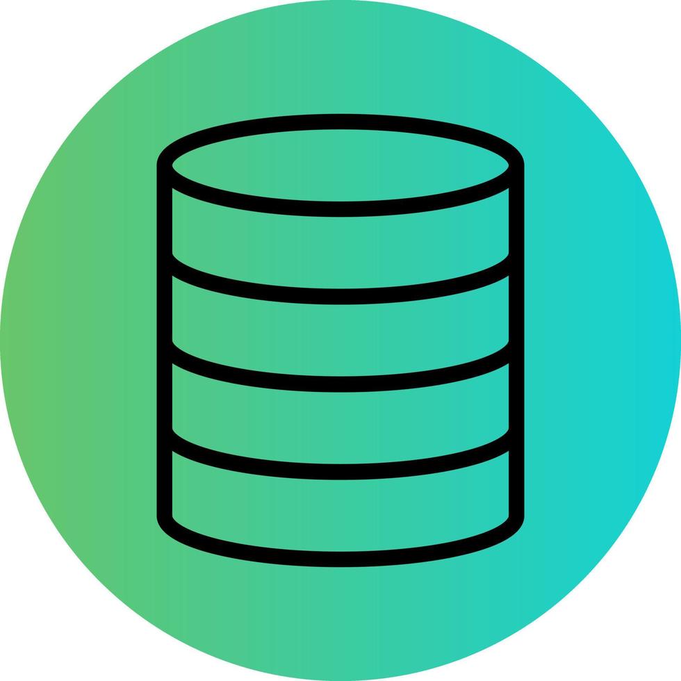 Database Vector Icon Design