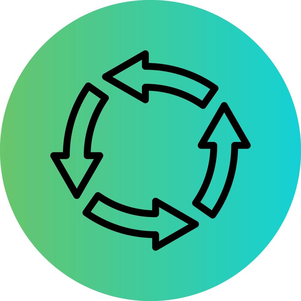Rotation Vector Icon Design