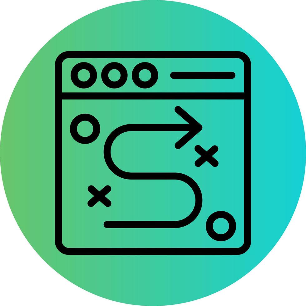Digital Strategy Vector Icon Design