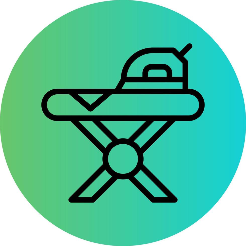 Iron Table Vector Icon Design