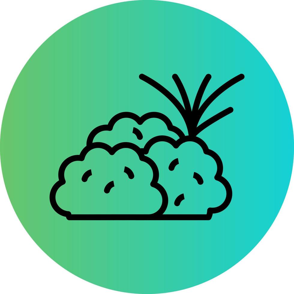 Bush Vector Icon Design