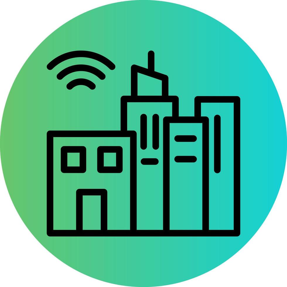 Smart City Vector Icon Design
