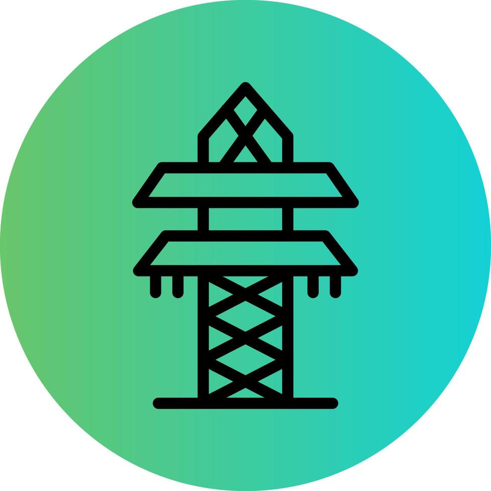 Electricity Vector Icon Design