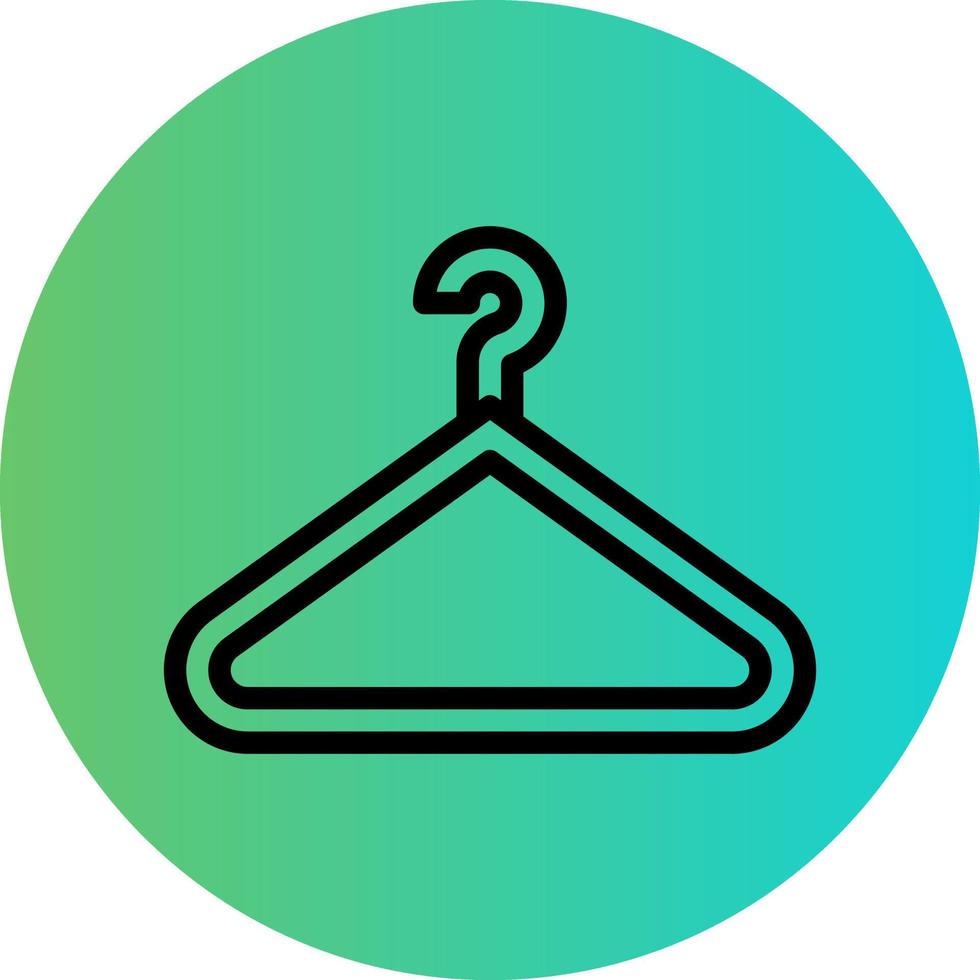 Clothes Hanger Vector Icon Design