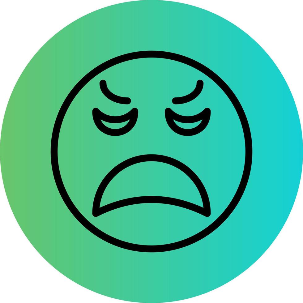 Sad Vector Icon Design