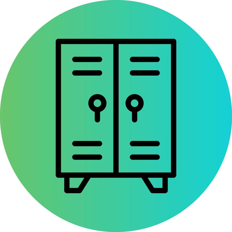Lockers Vector Icon Design