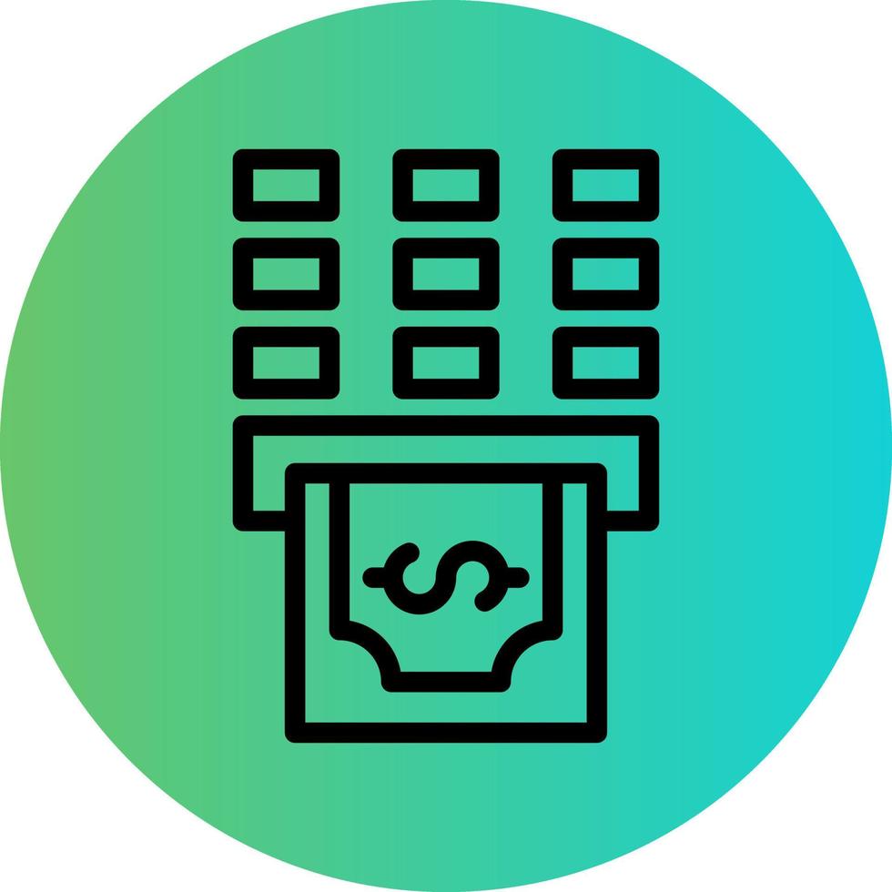 Withdraw Vector Icon Design