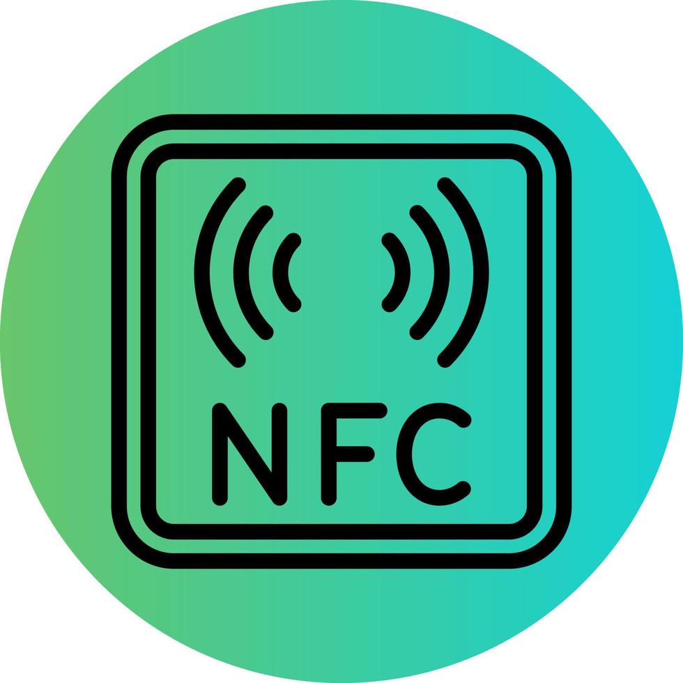 Nfc Vector Icon Design