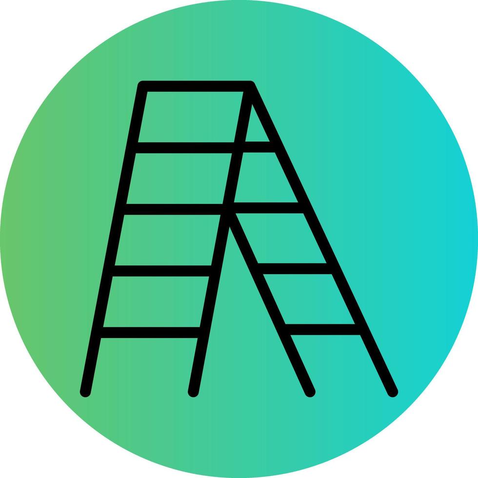 Stepladder Vector Icon Design