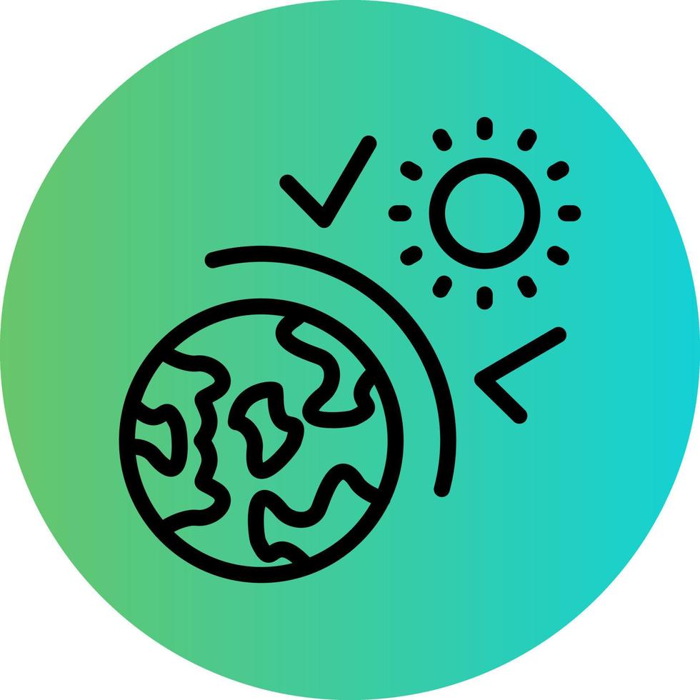 Greenhouse Effect Vector Icon Design